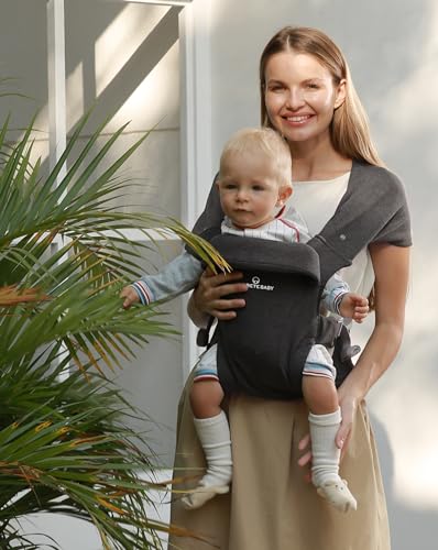 Baby Carrier Newborn to Toddler - TSRETE Baby Ergonomic and Cozy Infant Carrier with Lumbar Support for 7-25lbs,Easy Adjustable Baby Chest Carrier, Face-in and Face-Out Positions Baby Sling Carrier
