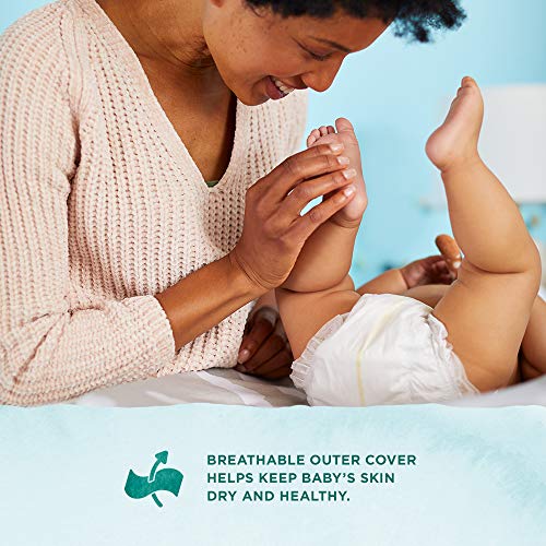 Marca Amazon: pañales Mama Bear Gentle Touch, hipoalergénicos, recién nacidos, 120 unidades (4 paquetes de 30)