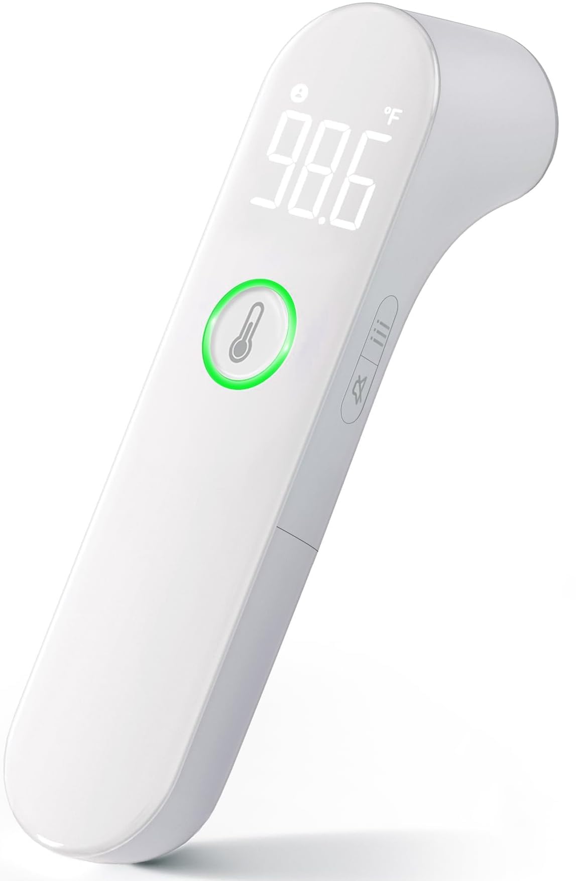 Termómetro para adultos y niños, termómetro para bebés rápido y preciso con alarma de fiebre y modo de silencio, elegible para FSA, soporte de por vida: tome la temperatura rápidamente y fácilmente