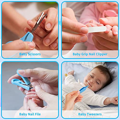 Kit de cuidado y cuidado de la salud del bebé para niños recién nacidos, kit de cuidado del bebé de seguridad mejorado de 36 piezas, juego de cuidado de la salud de la guardería para recién nacidos, productos para el cuidado del bebé