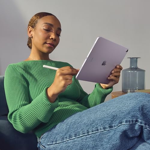 Apple iPad Air de 11 pulgadas (M2): pantalla Liquid Retina, 128 GB, cámara frontal horizontal de 12 MP/cámara trasera de 12 MP, Wi-Fi 6E, Touch ID, duración de batería para todo el día, azul