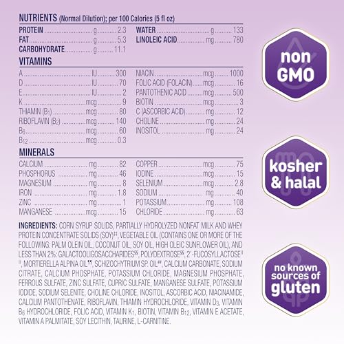 Enfamil NeuroPro Gentlease Baby Formula, Brain Building DHA, HuMO6 Immune Blend, Designed to Reduce Fussiness, Crying, Gas & Spit-up in 24 Hrs, has Prebiotics to Promote Softer Stools, Baby Milk, 30.4 Oz (Pack of 4)