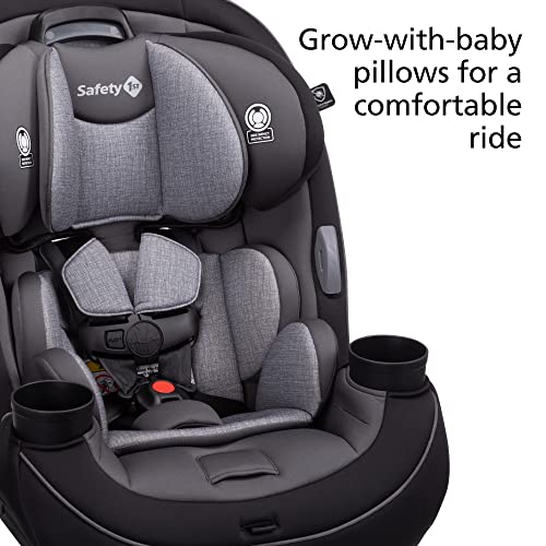 Safety 1st Grow and Go All-in-One Convertible Car Seat, Rear-facing 5-40 pounds, Forward-facing 22-65 pounds, and Belt-positioning booster 40-100 pounds, Aqua Pop, 1 Count (Pack of 1)