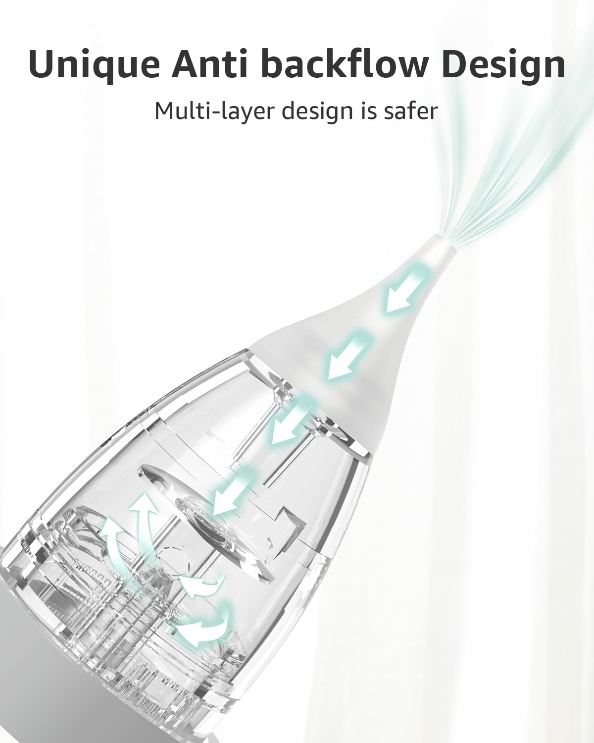 GROWNSY Nasal Aspirator for Baby, Electric Nose Aspirator for Toddler, Baby Nose Sucker, Automatic Nose Cleaner with 3 Silicone Tips, Adjustable Suction Level, Music and Light Soothing Function