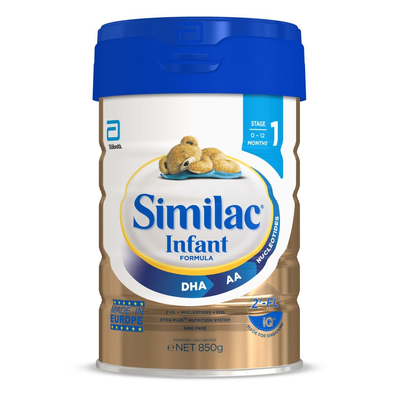 Fórmula infantil Similac, importada, con 2'-FL HMO, fórmula en polvo para bebés, lata de 850 g (29,9 oz)