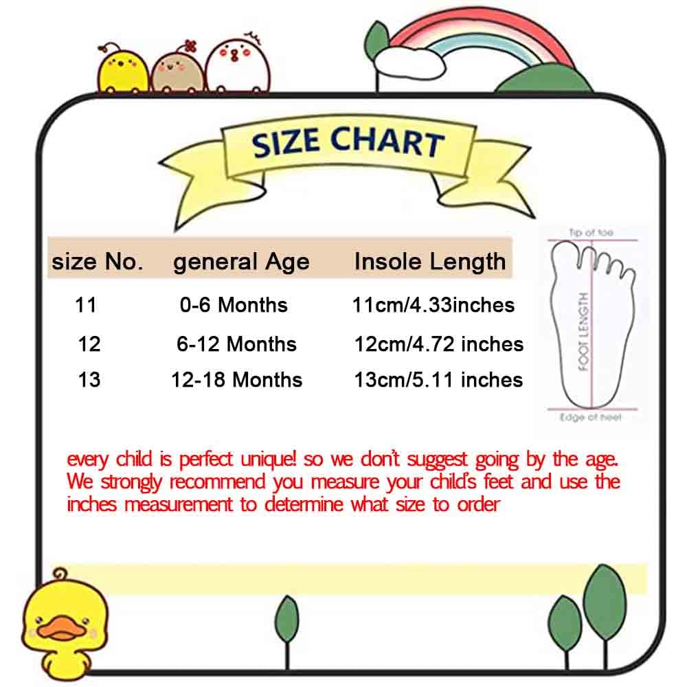 Clowora Unsex Baby Shoes Boys Girls Infant Sneakers Non-Slip Soft Rubber Sole Toddler Crib First Walker Lightweight Shoes(A02/White,12-18 Months)