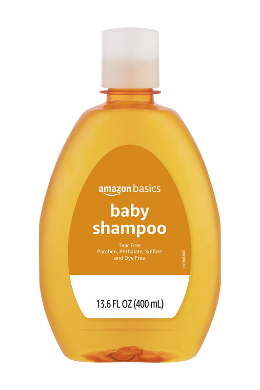 Amazon Basics Champú para bebé sin lágrimas, 13.6 onzas líquidas