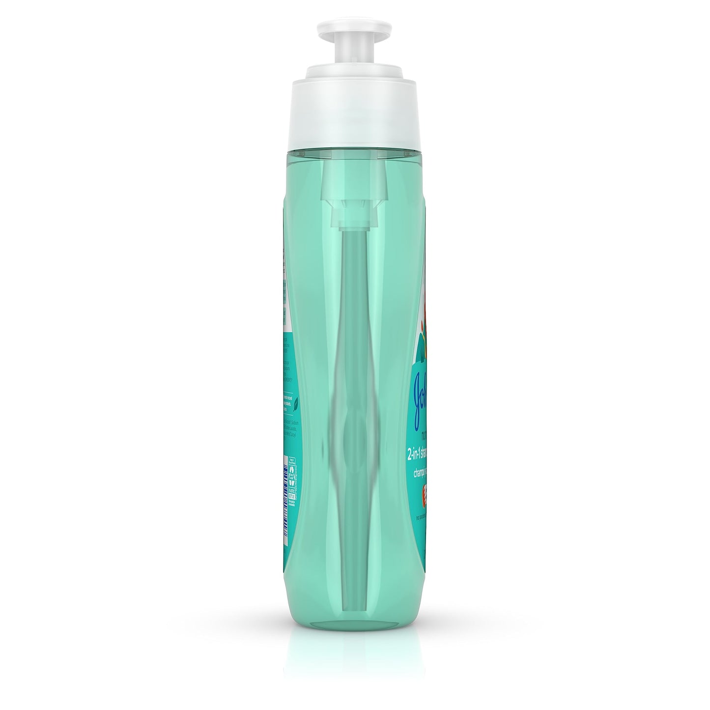 Johnson's Baby No More Tangles Champú y acondicionador para el cabello desenredante 2 en 1 para niños y niños pequeños, suave y sin desgarros, hipoalergénico y sin parabenos, ftalatos, sulfatos ni colorantes, 20,3 fl. onz