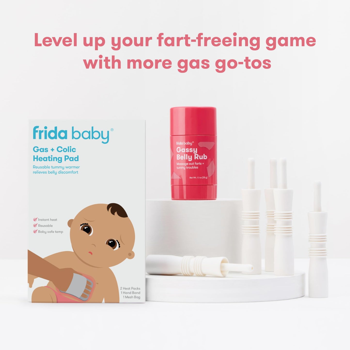 Aliviador de gases y cólicos Windi para bebés (10 unidades) de Frida Baby