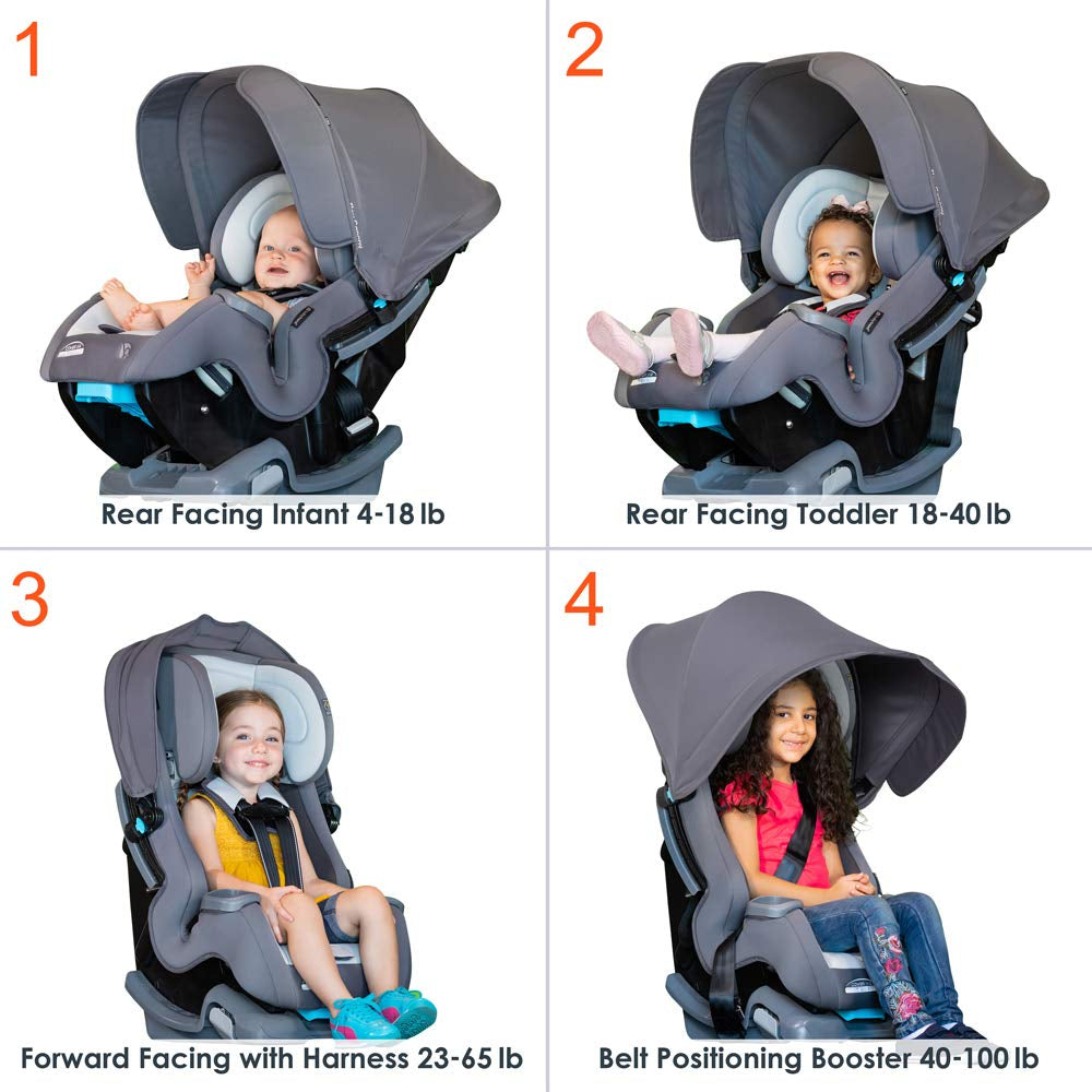 Cover Me 4 in 1 Convertible Car Seat, Vespa , 18.25 Inch (Pack of 1)