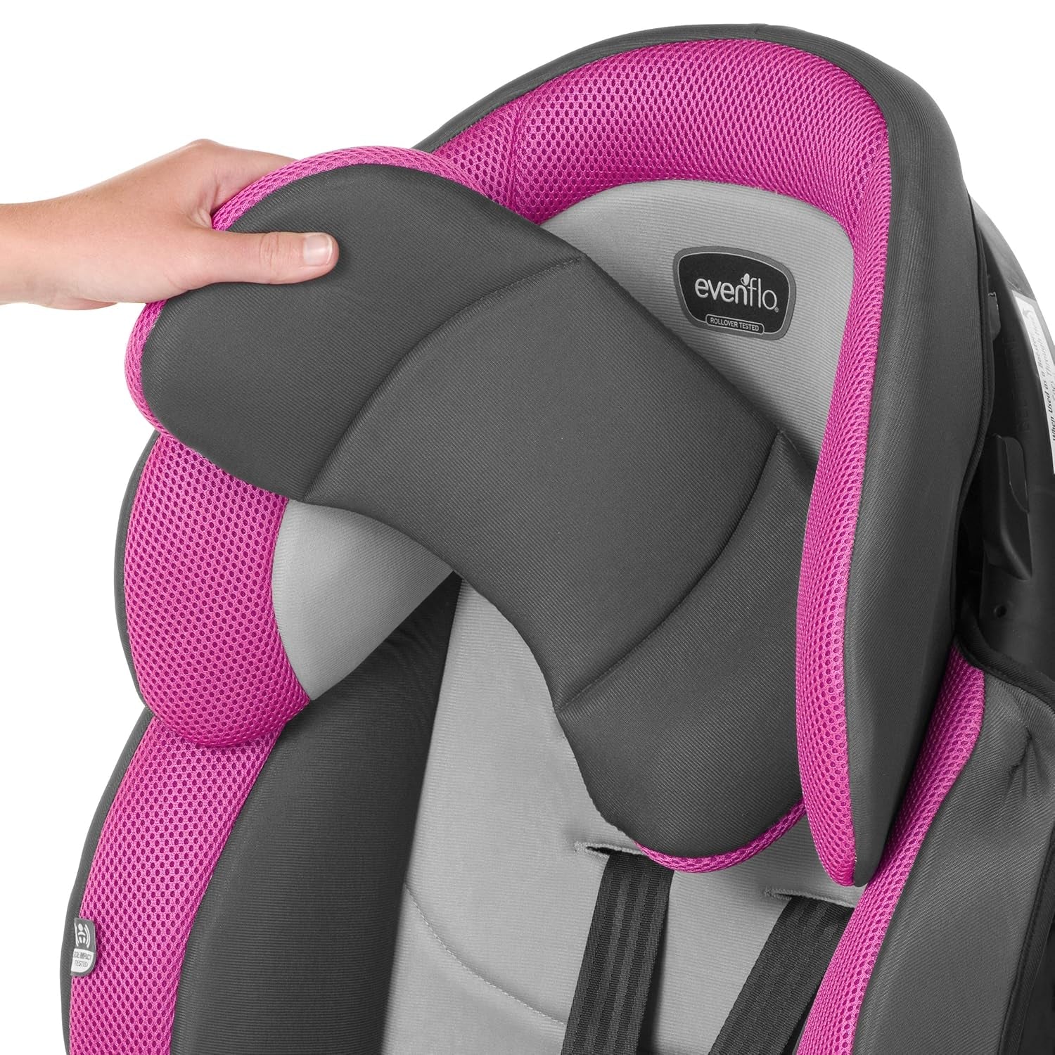 Chase plus 2-In-1 Booster Car Seat (Geneva Pink)