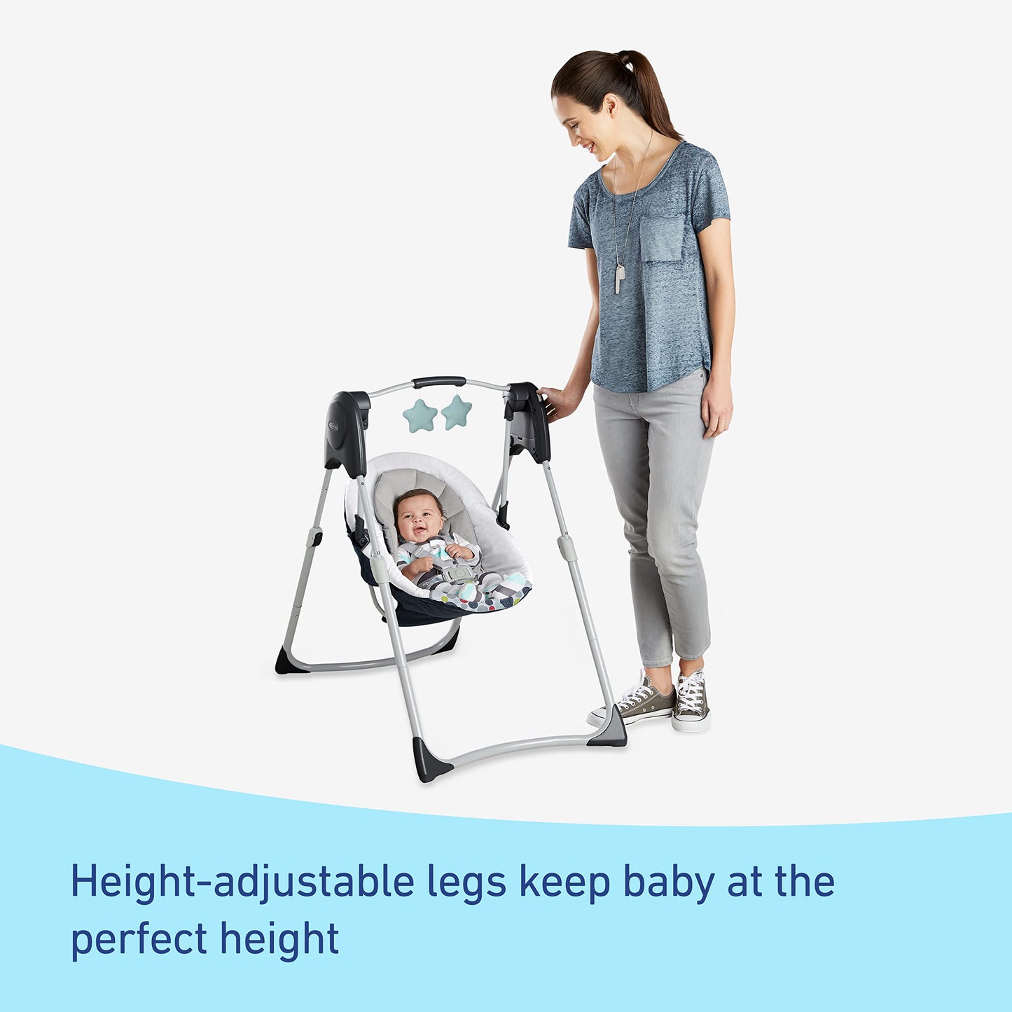 Columpio compacto para bebés Graco® Slim Spaces™