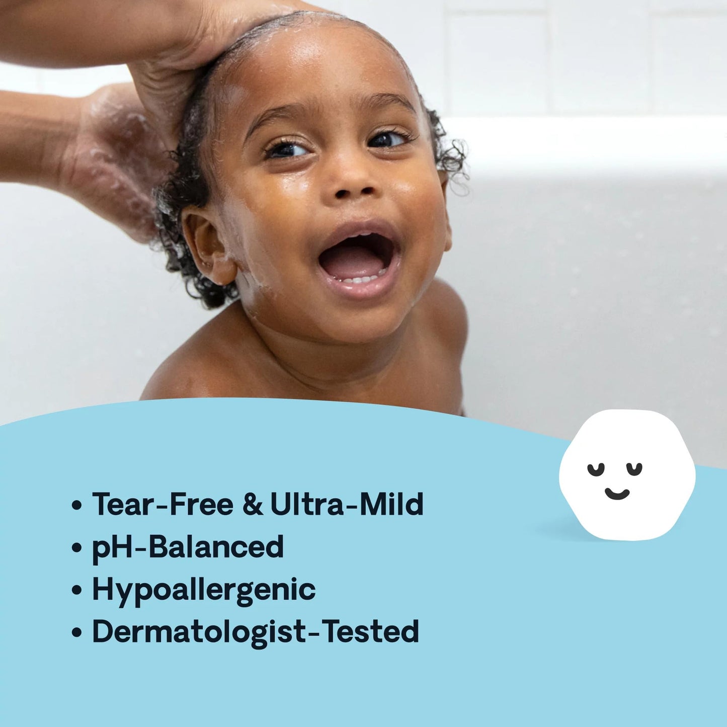 Champú y gel de baño Hello Bello - Fórmula suave hipoalergénica sin lágrimas para bebés y niños - Vegano y libre de crueldad animal - Sin fragancia - 10 fl oz