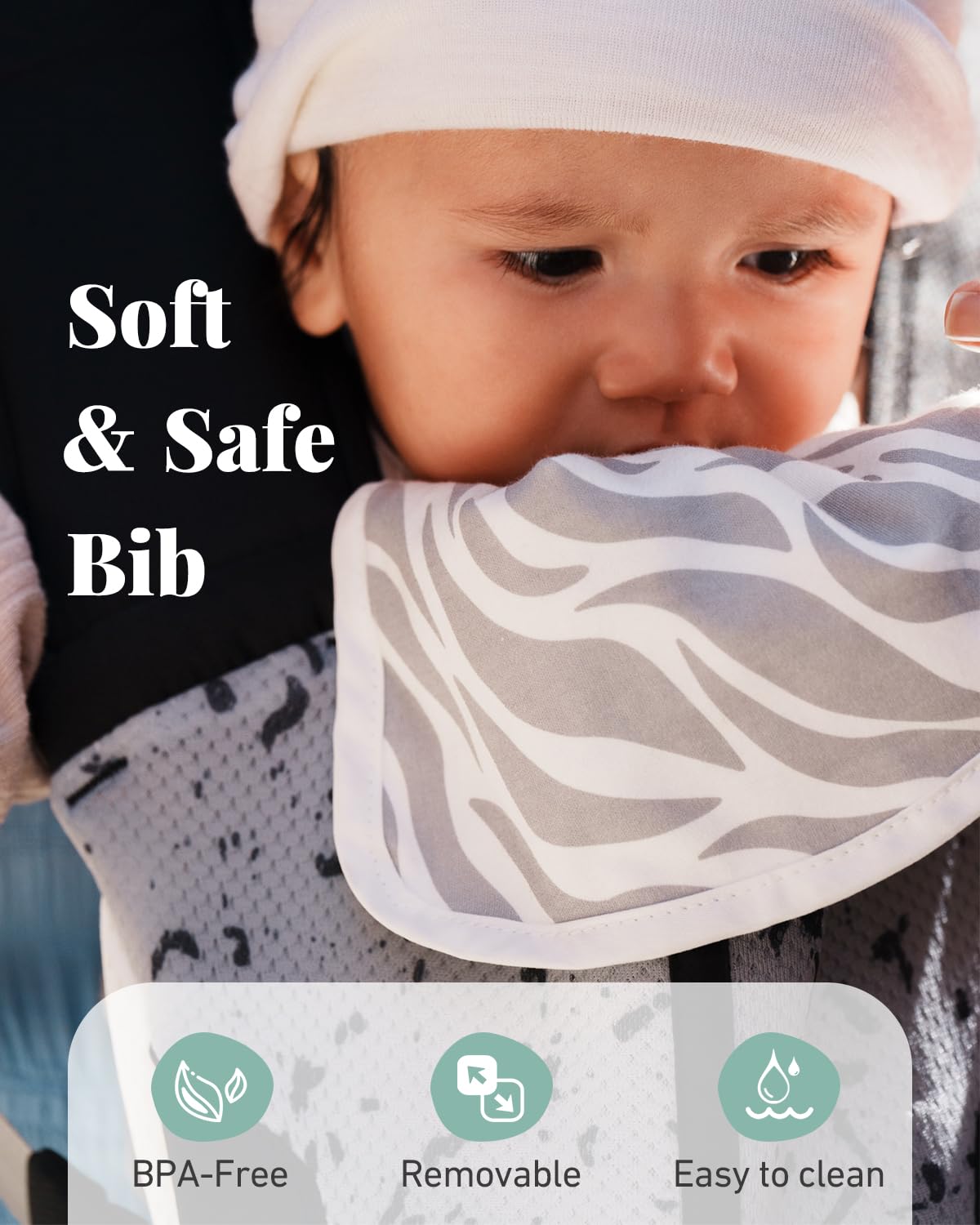 Portabebés, MOMTORY Portabebés 6 en 1 con certificación de seguridad para recién nacidos y niños pequeños, portabebés ajustable y desmontable para bebés de 7 a 50 libras, para todas las estaciones, perfecto para ir de compras y viajar