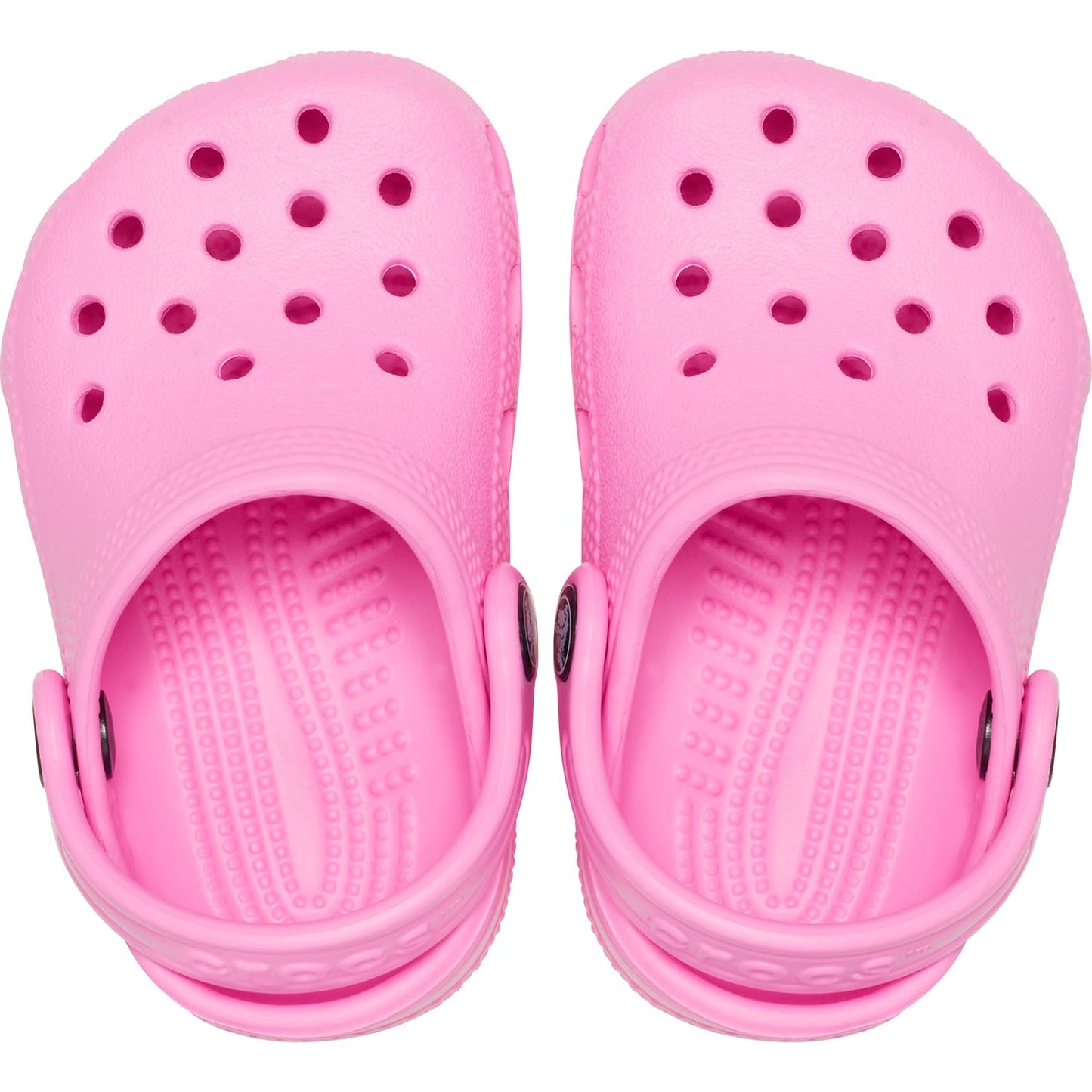 Crocs Unisex-Infant Classic Littles Clogs, Baby Shoes for Girls and Boys, Taffy Pink, 2-3 Infant