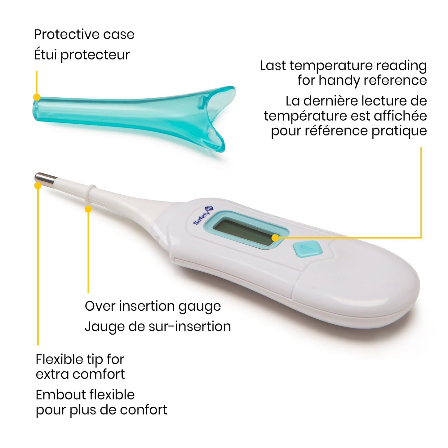 Safety 1st 3-in-1 Nursery Thermometer, Analog