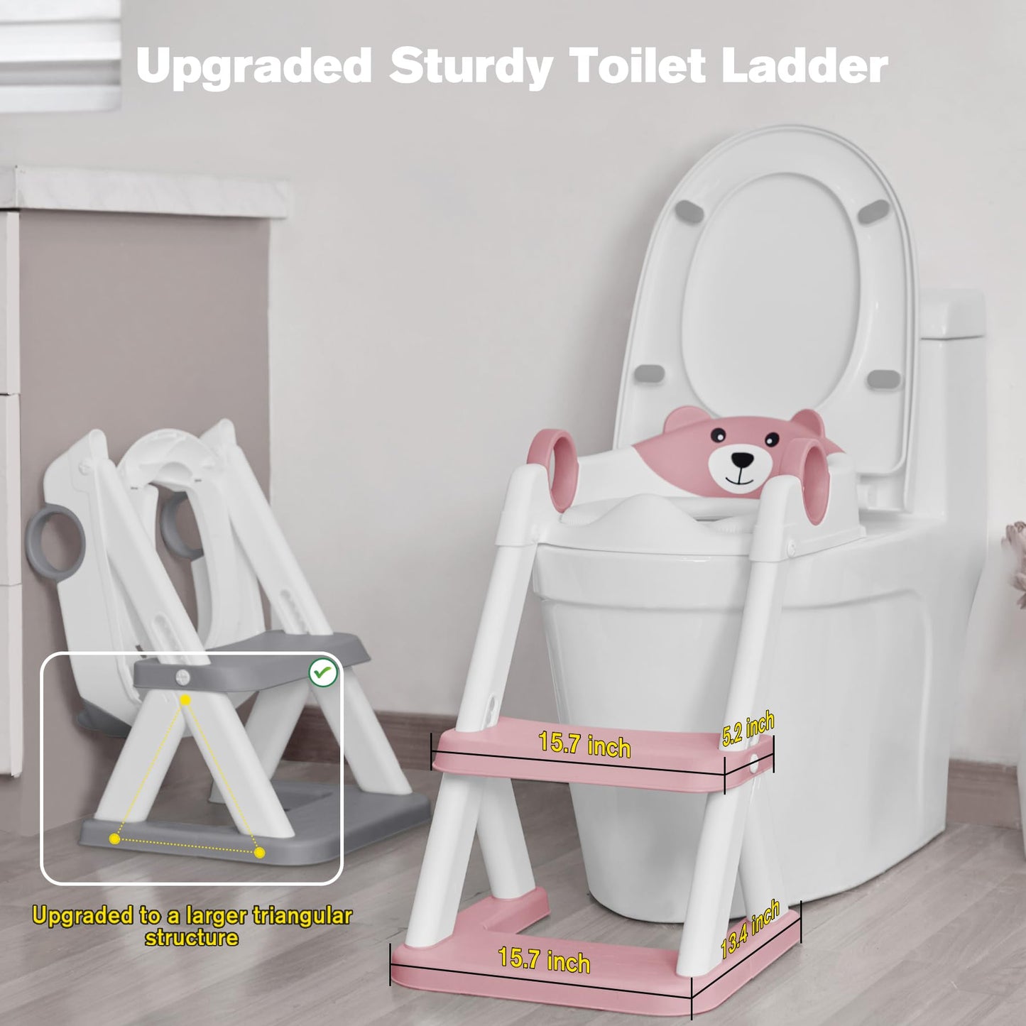 Training Toilet Ladder, Multi-Use, Convenient and Suitable for Most Situations，Girls, Boys