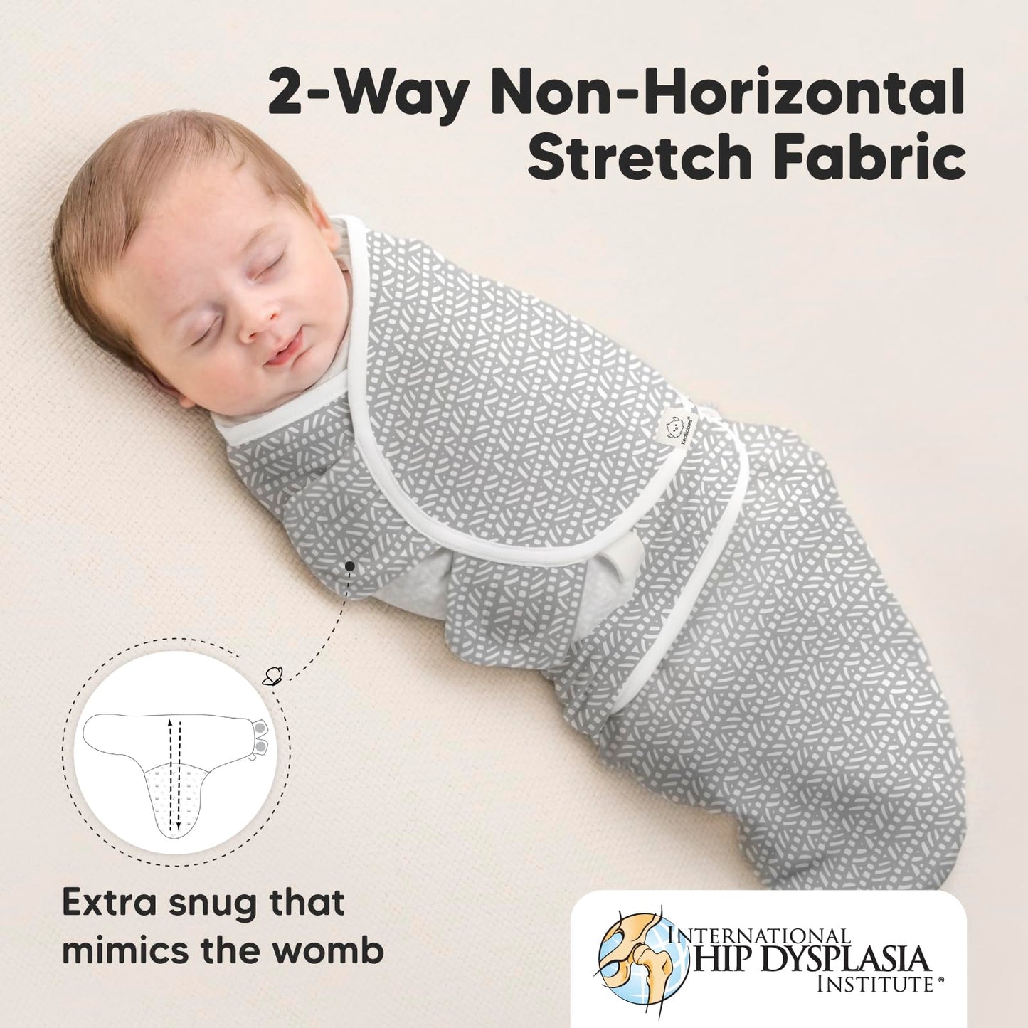 KeaBabies Paquete de 3 sacos de dormir orgánicos para bebé – Saco para recién nacido, pañales ergonómicos para bebés de 0 a 3 meses, pañales para recién nacidos, saco de dormir para bebé, manta para bebé, artículos esenciales para bebé (nórdico)