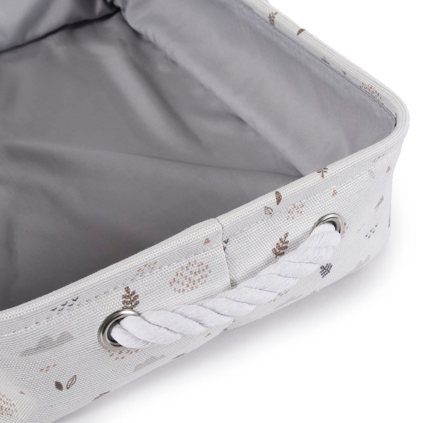 EXPRESSIONS 5 Piece Crib Bedding Set, Woodland Includes Reversible Milestone Baby Blanket, 2 Standard Fitted Crib Sheets, Security Blanket & Storage Tote