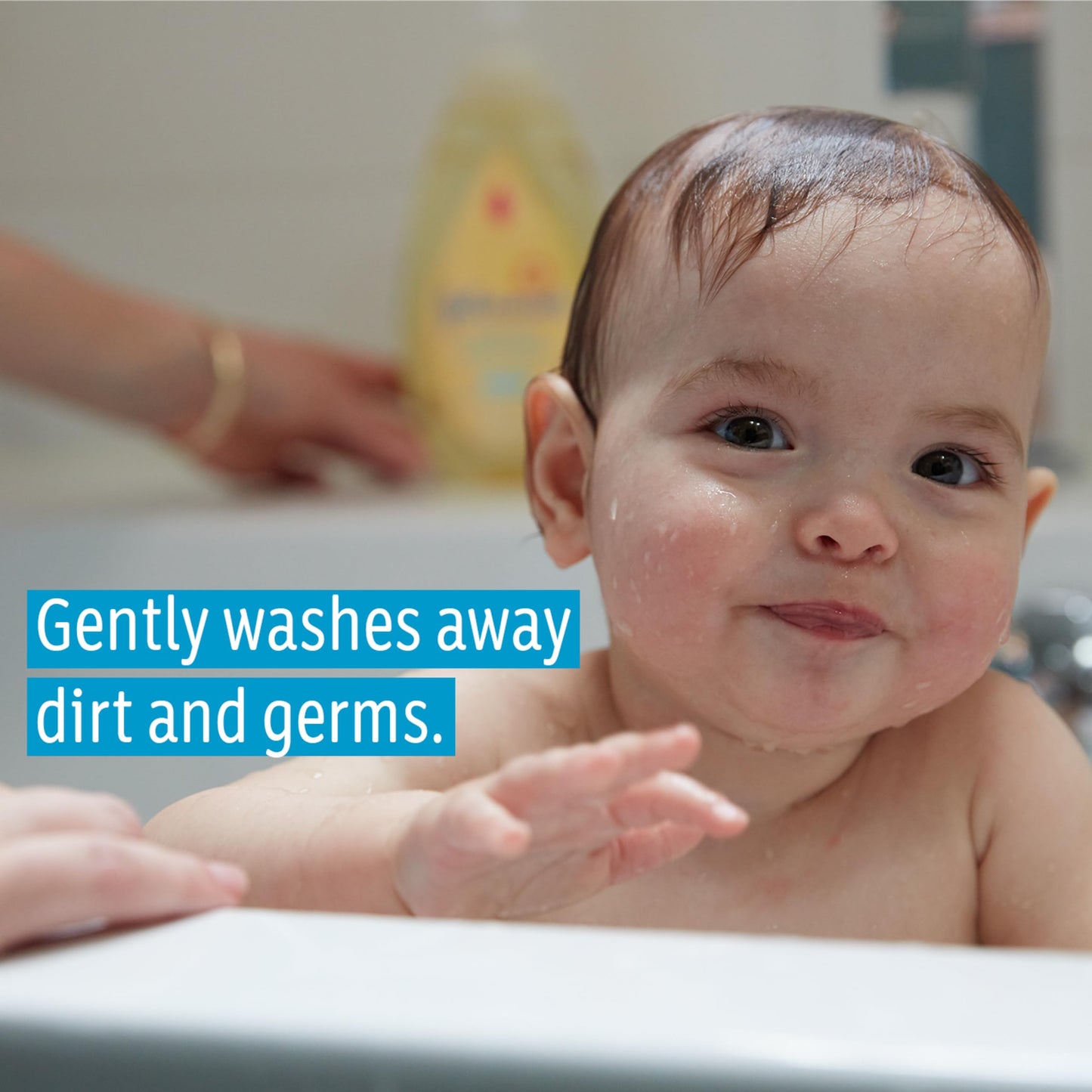 Johnson's Head-to-Toe Gentle Tear-Free Baby &amp; Newborn Wash &amp; Shampoo, sulfato, parabeno, ftalato y colorantes, lavado hipoalergénico para piel y cabello sensibles, 27.1 fl. Onz