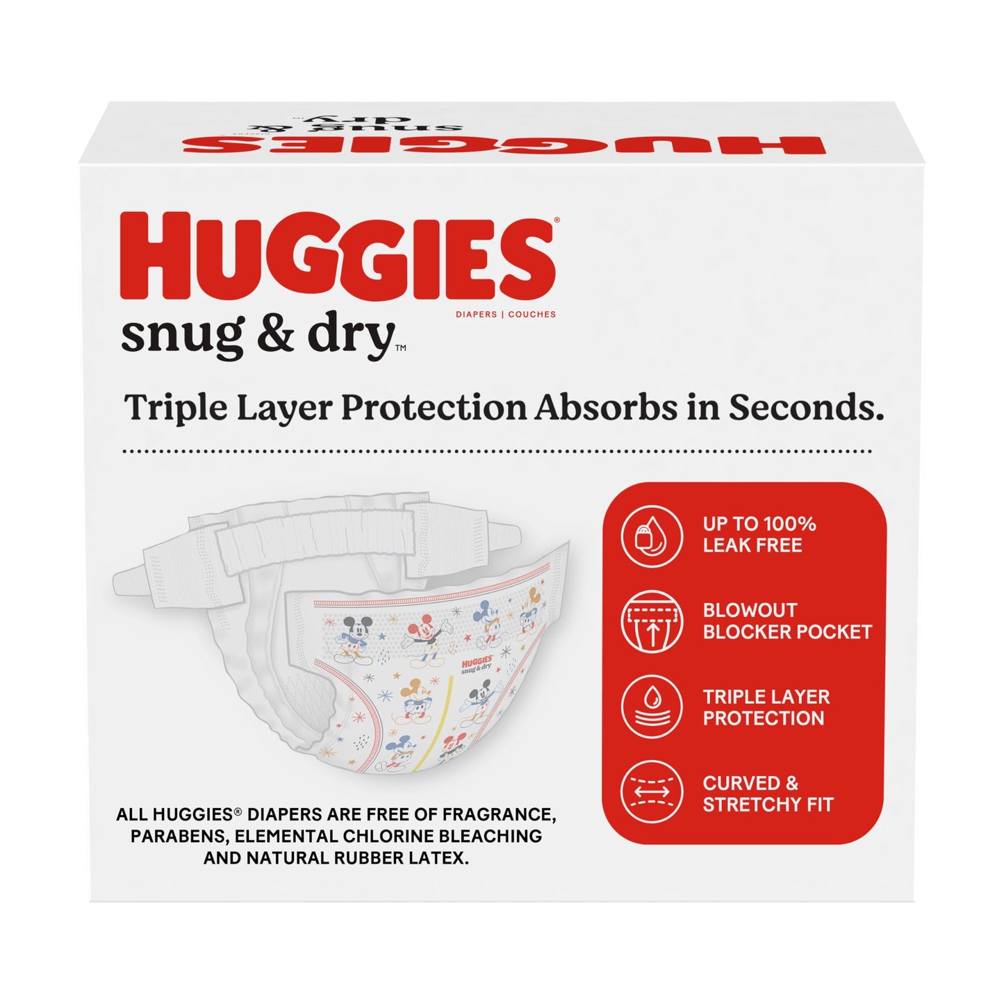 Huggies Size 1 Diapers, Snug & Dry Newborn Diapers, Size 1 (8-14 lbs), 38 Count
