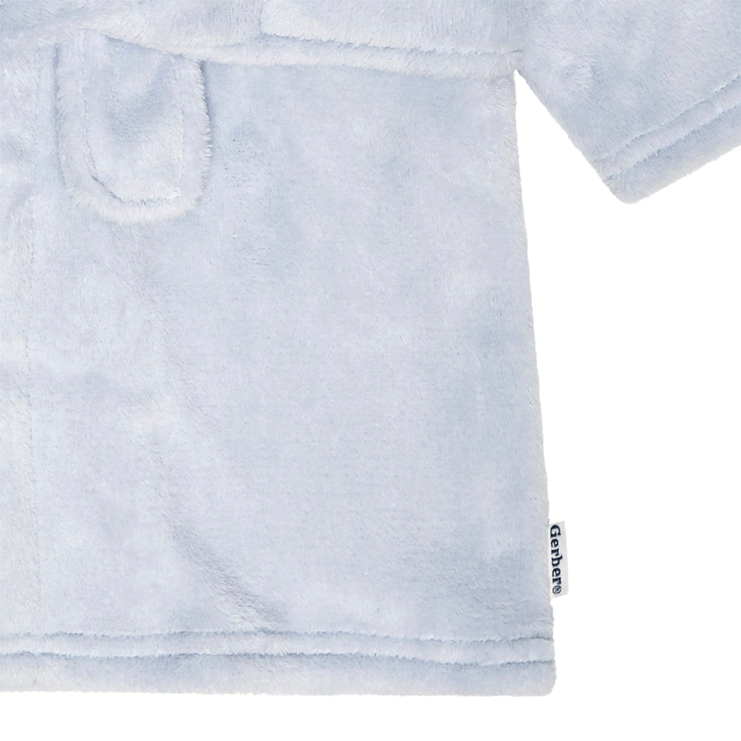 Gerber Baby Hooded Animal Character Bathrobe, Blue Shark, 0-9 Months