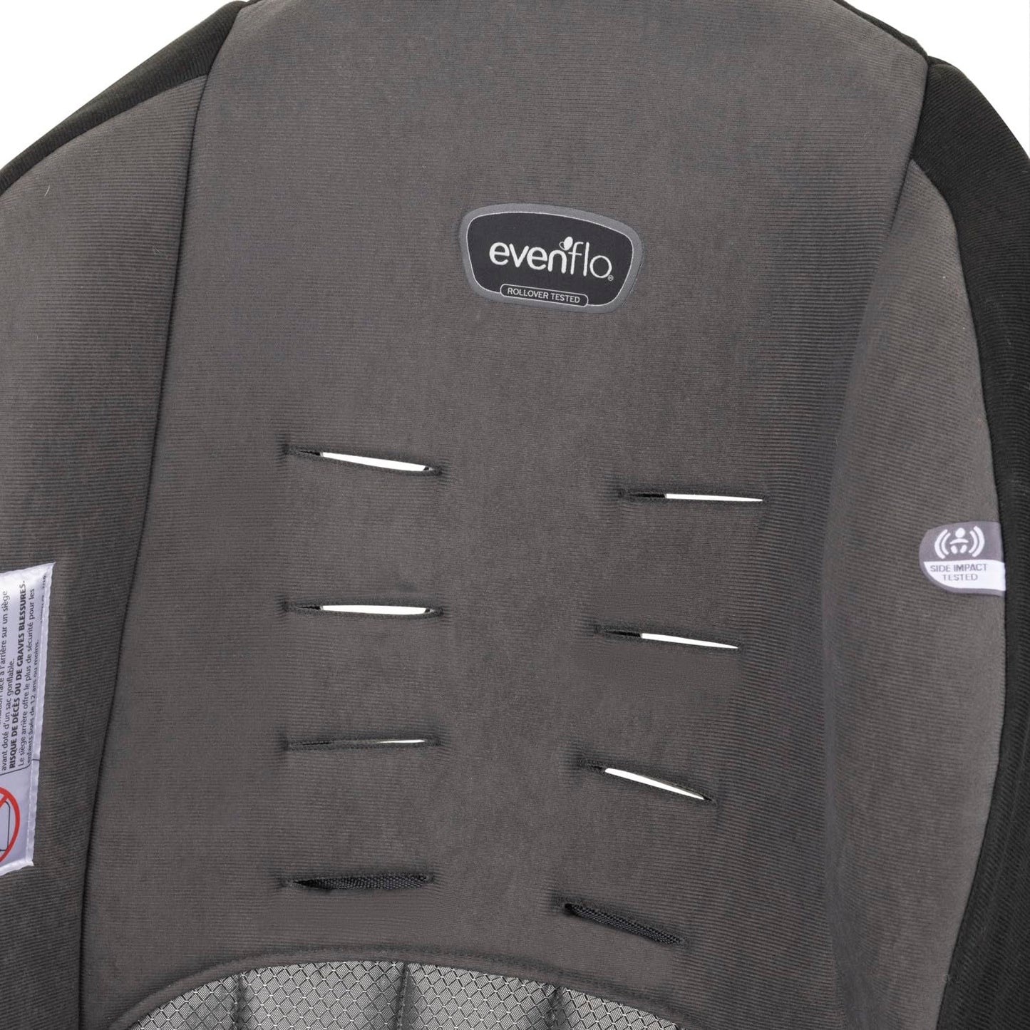 Evenflo Tribute LX 2-in-1 Lightweight Convertible Car Seat, Travel Friendly (Saturn Gray)