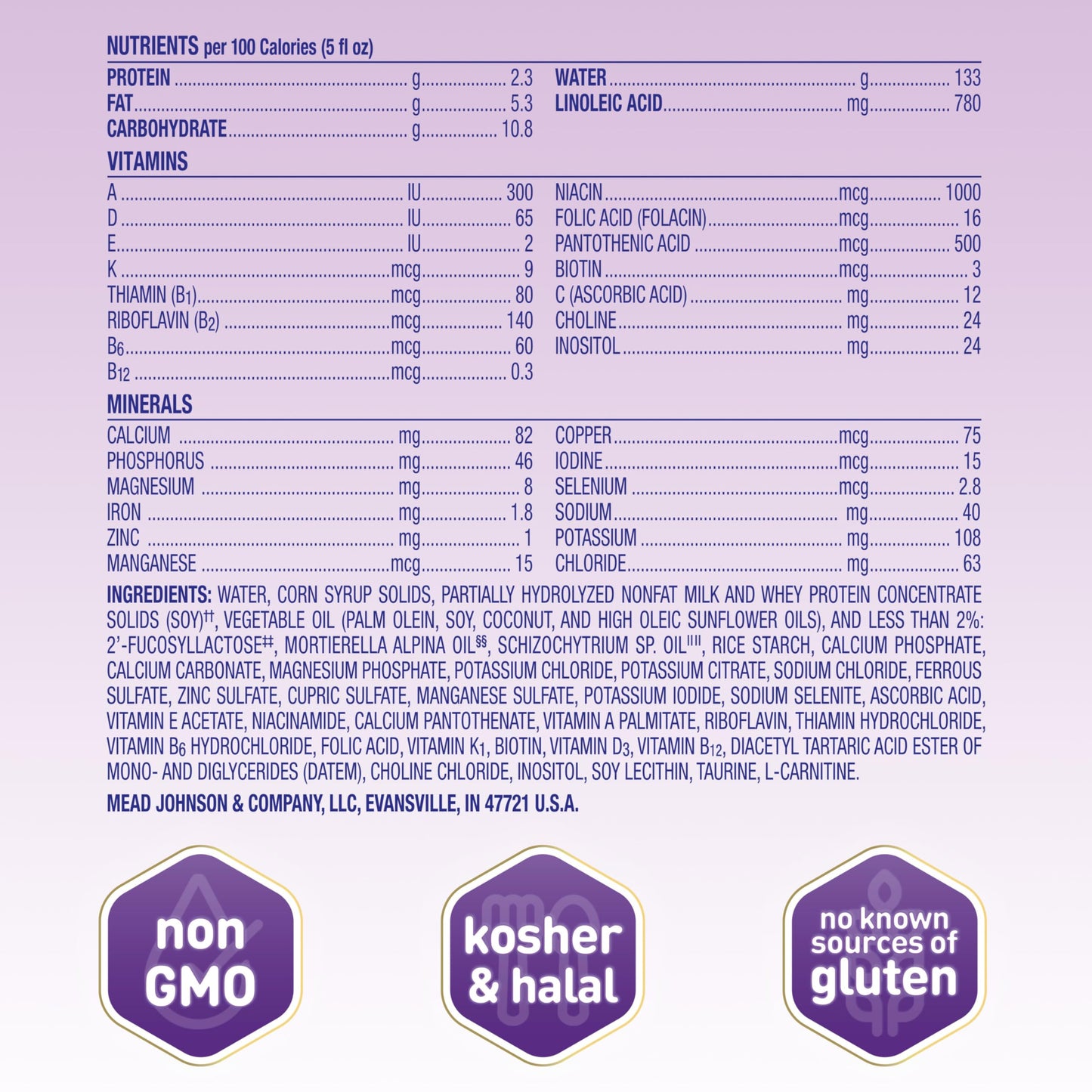 Enfamil NeuroPro Gentlease Baby Formula, Brain Building DHA, HuMO6 Immune Blend, Designed to Reduce Fussiness, Crying, Gas & Spit-up in 24 Hrs, Ready-to-Feed Infant Formula, Liquid, 32 Fl Oz (6 Count)
