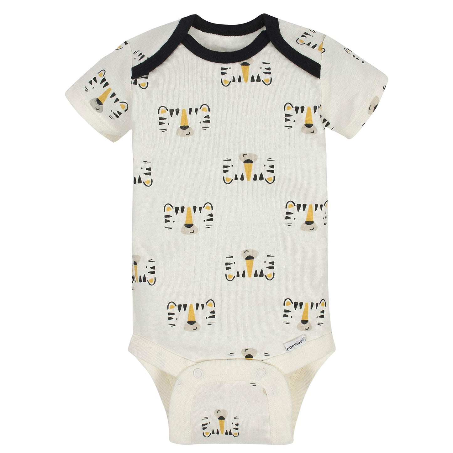 Onesies Brand Conjunto unisex para bebé, 3 monos y 3 pantalones, mezcla y combina, recién nacido hasta 12 meses, rayas de tigre amarillas y negras, 0-3 meses