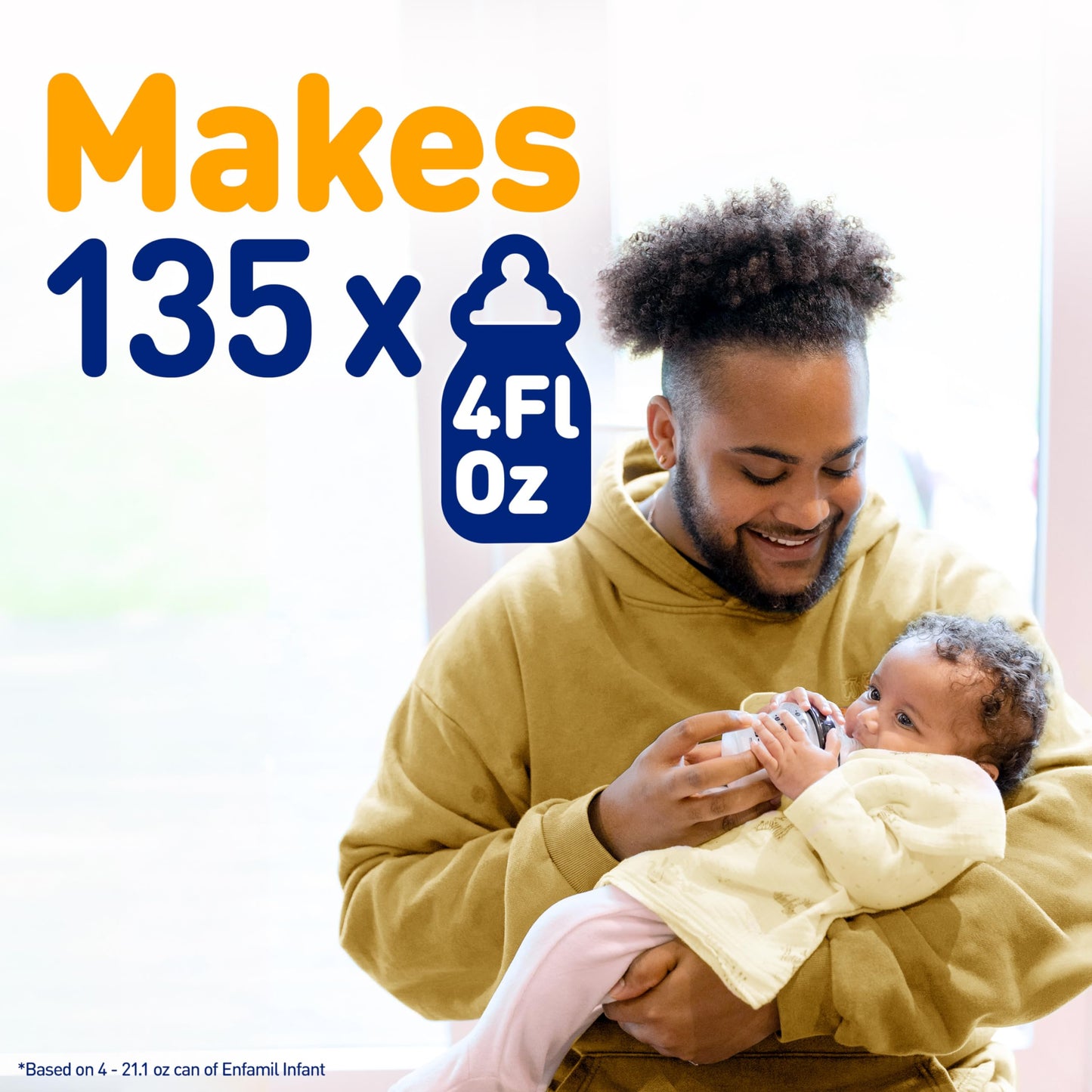 Enfamil Infant Formula, Milk-based Baby Formula with Iron, Brain-Building Omega-3 DHA & Choline, Dual Prebiotic Blend for Immune Support, Baby Milk, 84.4 Oz Powder Can