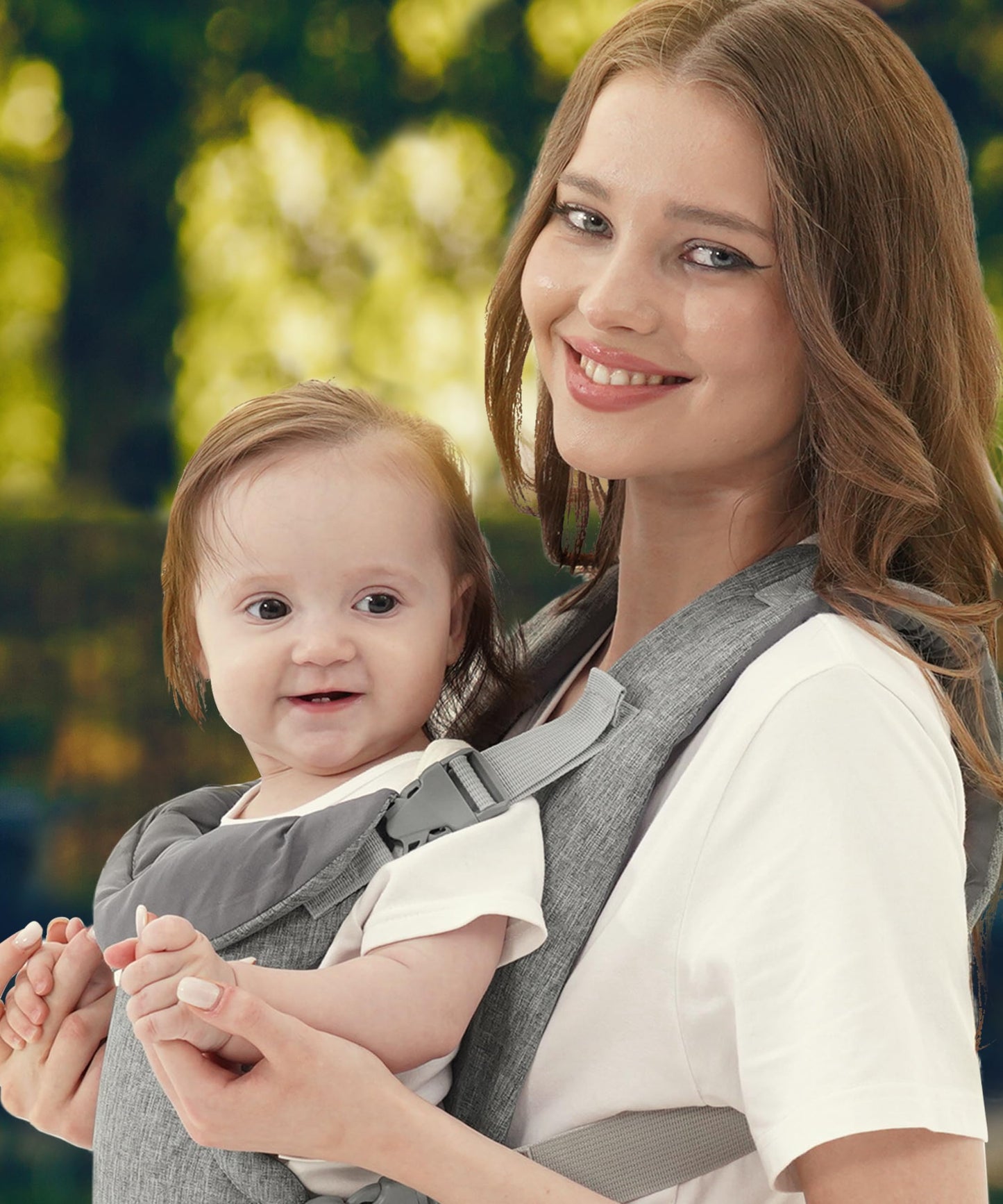 CenVen Advanced 4 in 1 Baby Carrier, Ergonomic, Convertible, Face-in and Face-Out Front and Back Carry for Newborn to Toddler with Enhanced Lumbar Support (8-32 Lb)