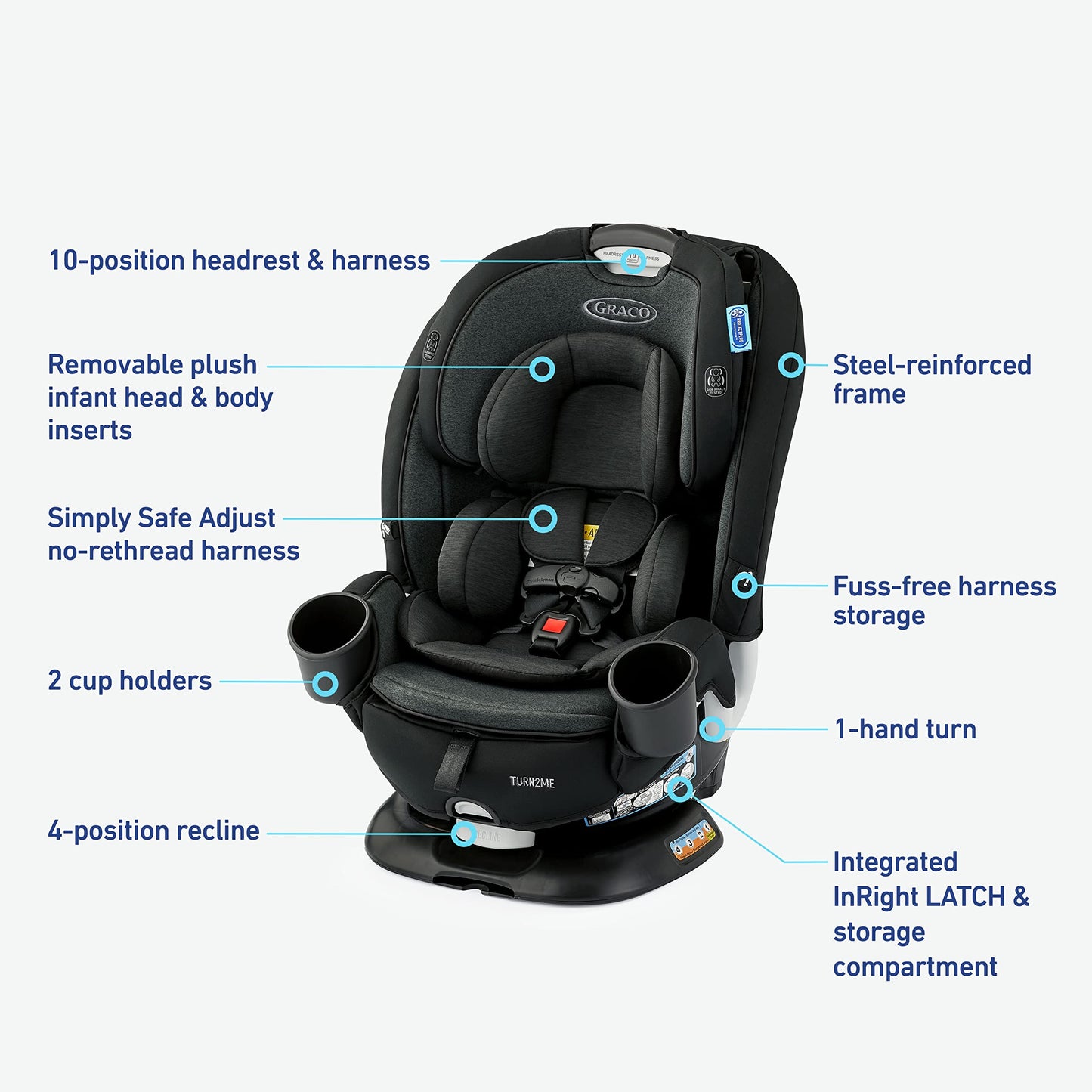 Graco® Turn2Me™ 3-in-1 Car Seat