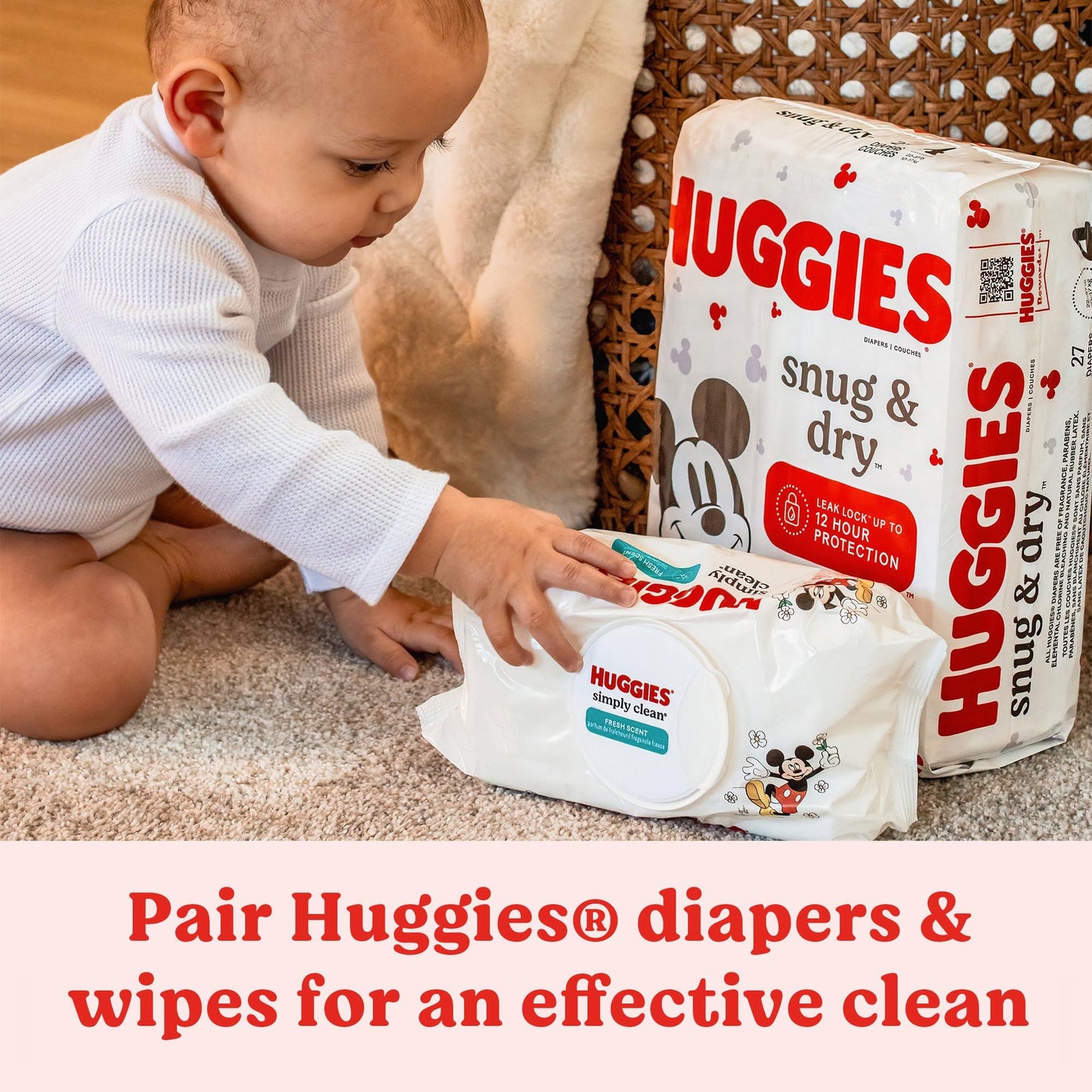 Huggies Size 1 Diapers, Snug & Dry Newborn Diapers, Size 1 (8-14 lbs), 38 Count