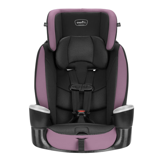 Asiento elevador convertible para automóvil Evenflo Maestro Sport, orientado hacia adelante, respaldo alto, arnés de 5 puntos, para niños de 2 a 8 años, Whitney Pink