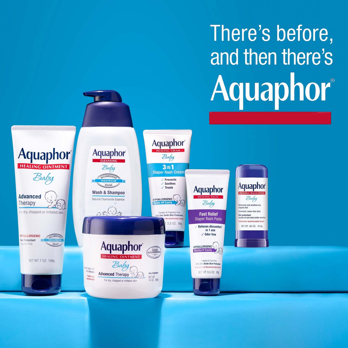 Aquaphor Baby Wash and Shampoo - Solución 2 en 1 suave y sin lágrimas para la piel sensible del bebé - 16.9 fl. onz. Bomba