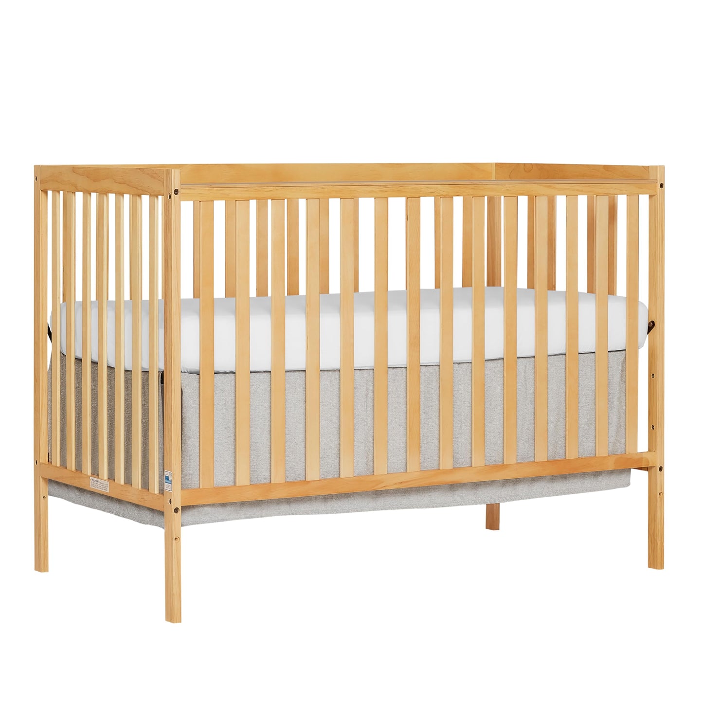 Cuna convertible 5 en 1 Dream On Me Synergy en color natural, certificación Greenguard Gold