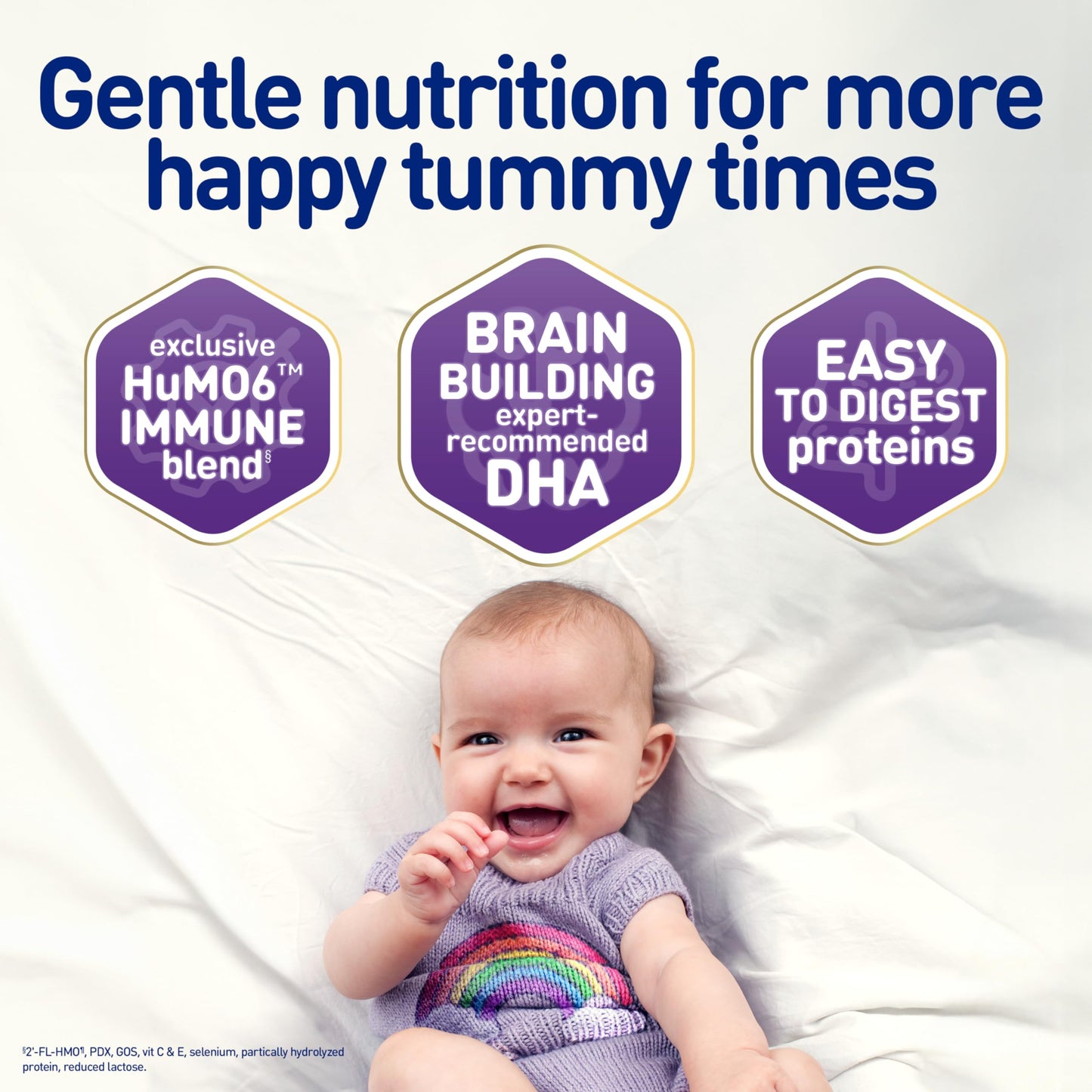 Enfamil NeuroPro Gentlease Baby Formula, Brain Building DHA, HuMO6 Immune Blend, Designed to Reduce Fussiness, Crying, Gas & Spit-up in 24 Hrs, Ready-to-Feed Infant Formula, Liquid, 32 Fl Oz (6 Count)