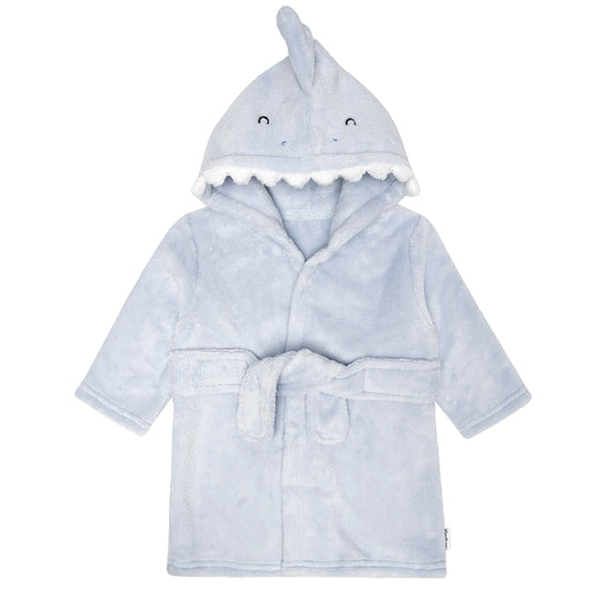 Gerber Albornoz con capucha para bebé, diseño de animales, tiburón azul, 0-9 meses