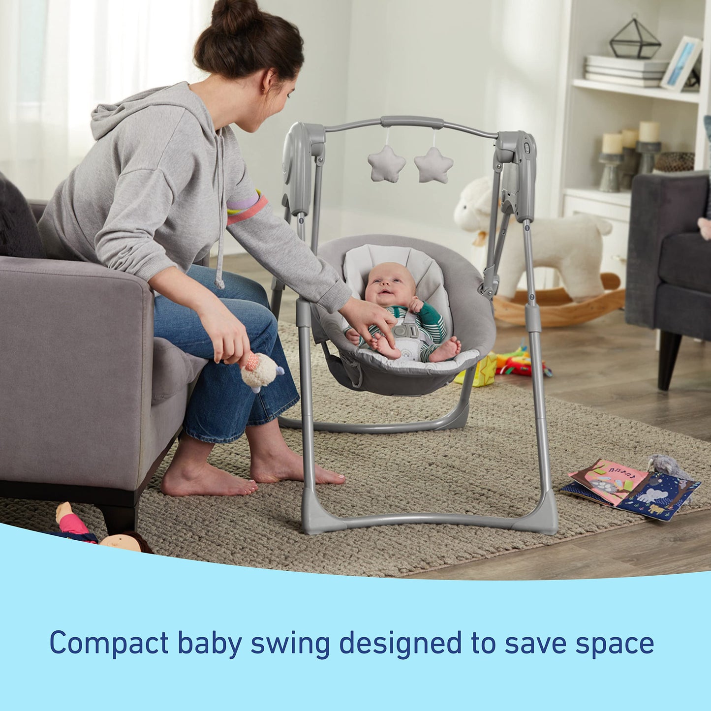 Columpio compacto para bebés Graco® Slim Spaces™