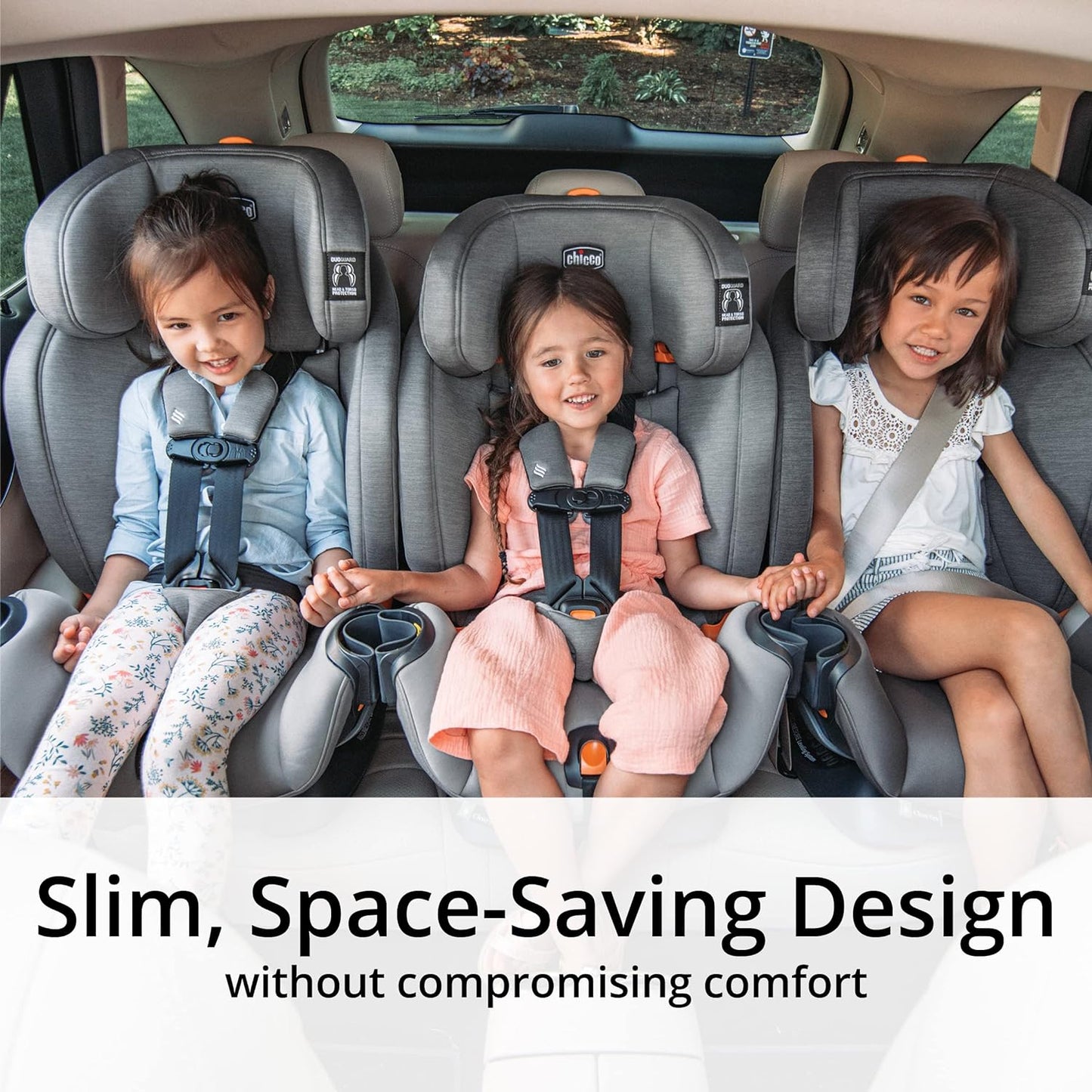 Onefit Cleartex All-In-One, Rear-Facing Seat for Infants 5-40 Lbs, Forward-Facing Car Seat 25-65 Lbs, Booster 40-100 Lbs, Convertible| Obsidian/Black