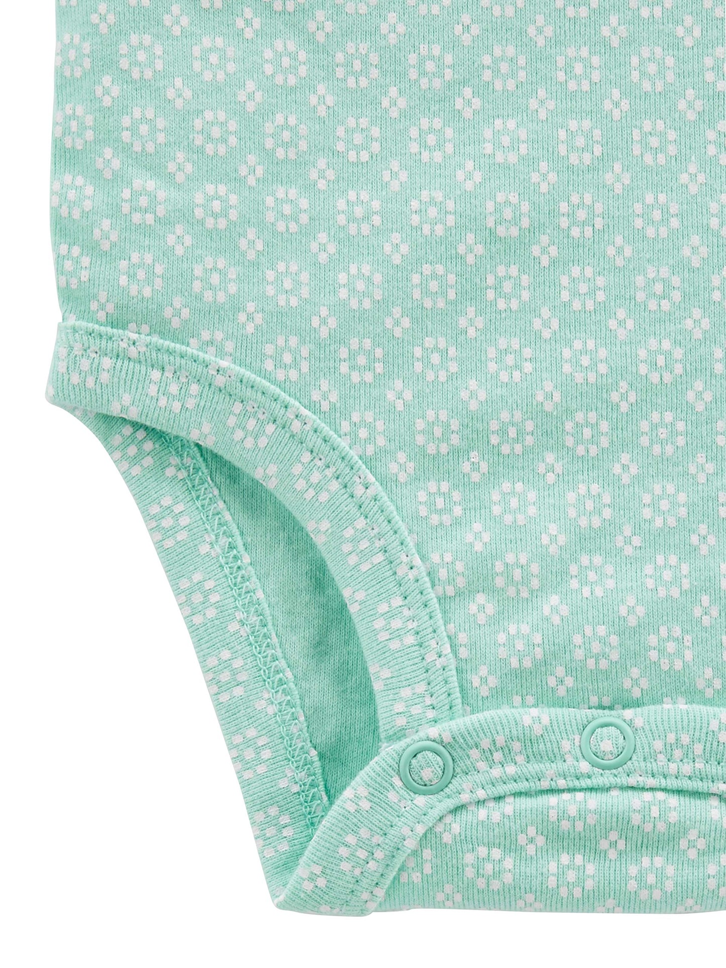 Simple Joys by Carter's Baby Girls' 5-Pack Long-Sleeve Bodysuit, Mint Green/Navy Dots/Pink/Butterflies/Floral, 6-9 Months