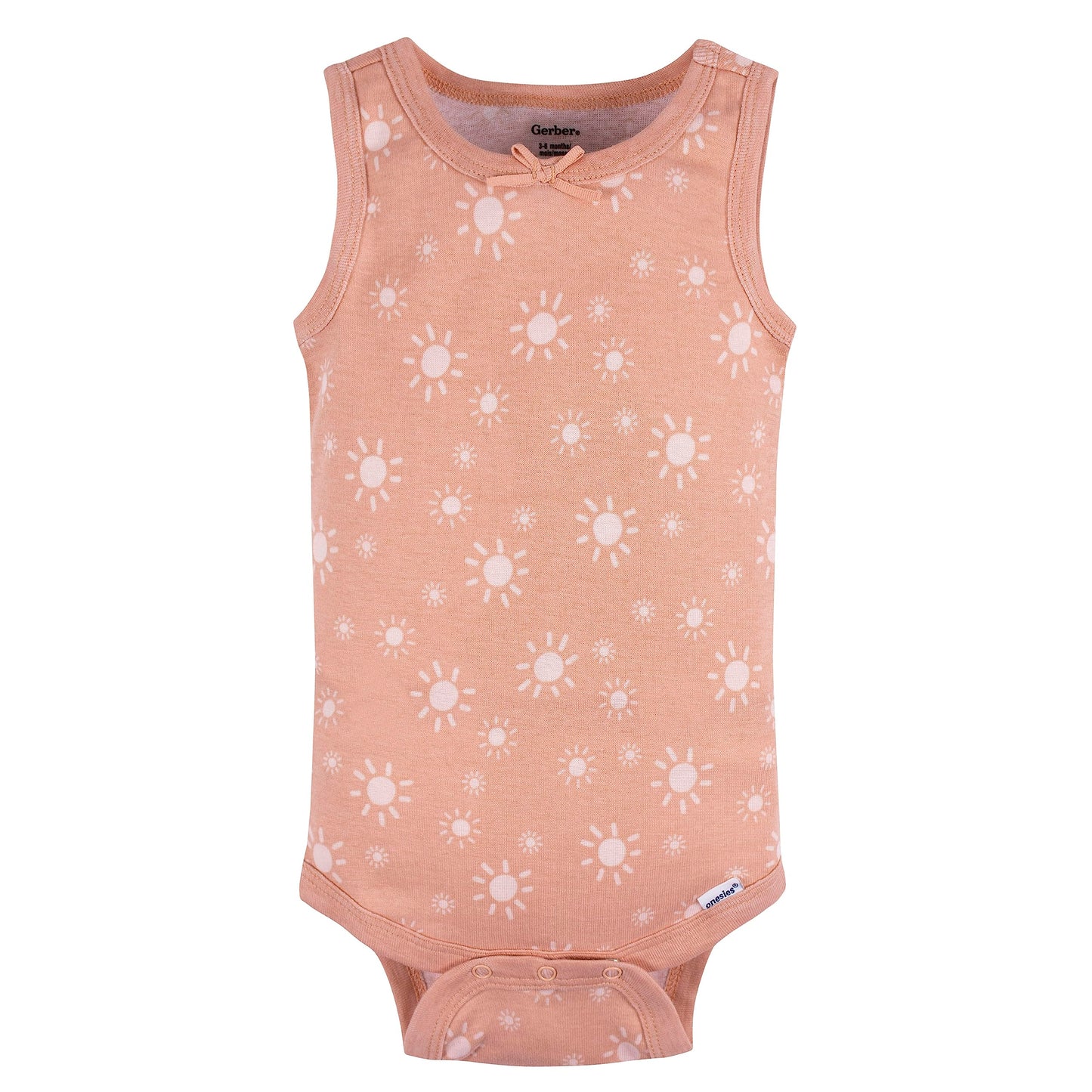 Gerber Baby Girls Multi-Pack Sleeveless Onesies Bodysuit Flowers 12 Months