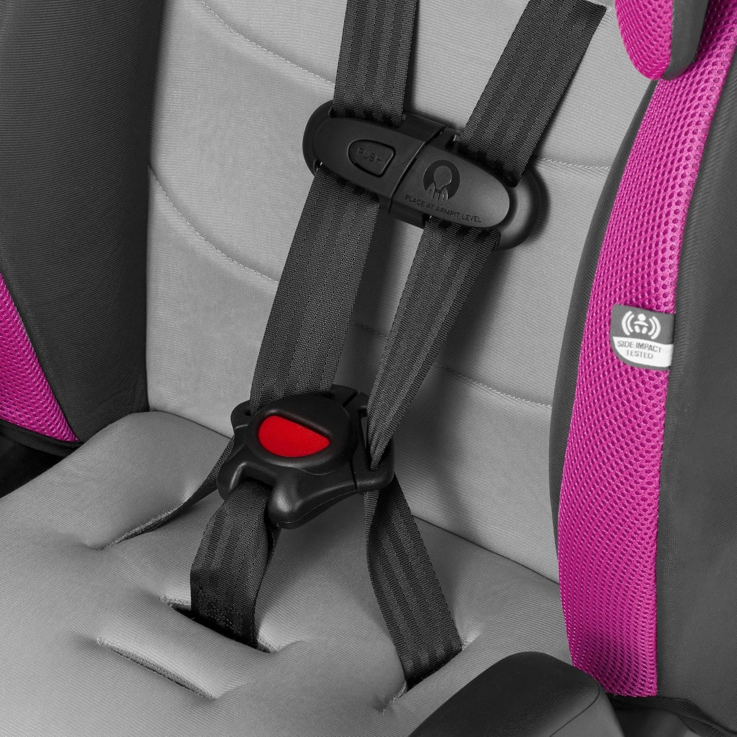 Chase plus 2-In-1 Booster Car Seat (Geneva Pink)
