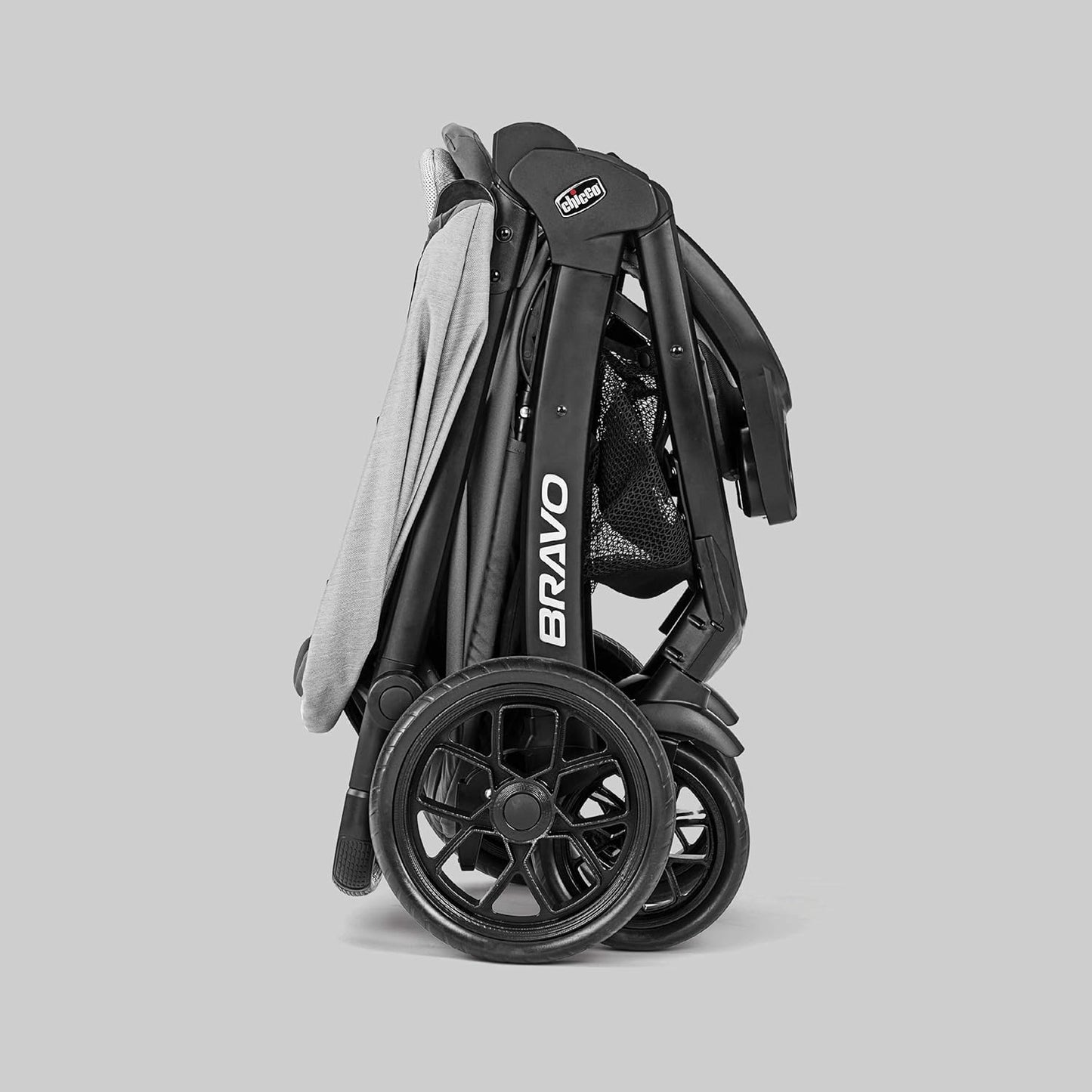 Bravo LE Trio Travel System, Bravo LE Quick-Fold Stroller with Keyfit 30 Zip Infant Car Seat, Car Seat and Stroller Combo | Driftwood/Grey
