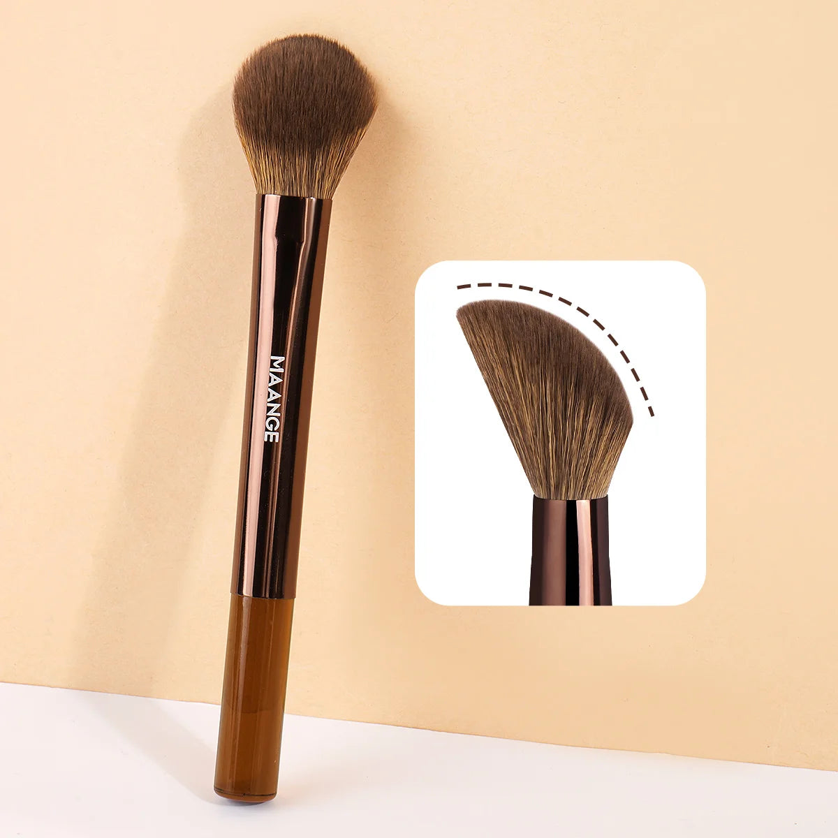 MAANGE 1pcs Makeup Brush Brightening Brush Powder Brush Multi-purpose Facial Makeup Brush Makeup Tools Suitable for Beginners