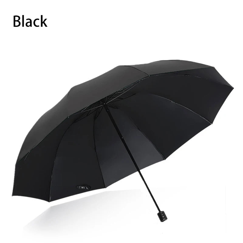 130cm Extra-Large Folding Umbrella Suitable for Both Sunny and Rainy Days and Is Windproof, Waterproof Comprehensive Protection