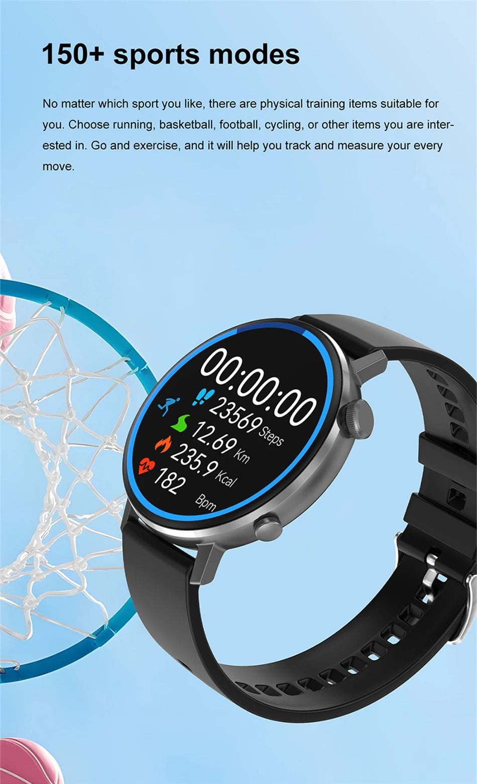 2024 New Smartwatch Women AMOLED HD Screen Always On Display Bluetooth Call IP68 Waterproof NFC Smart Men Watch For Android ios