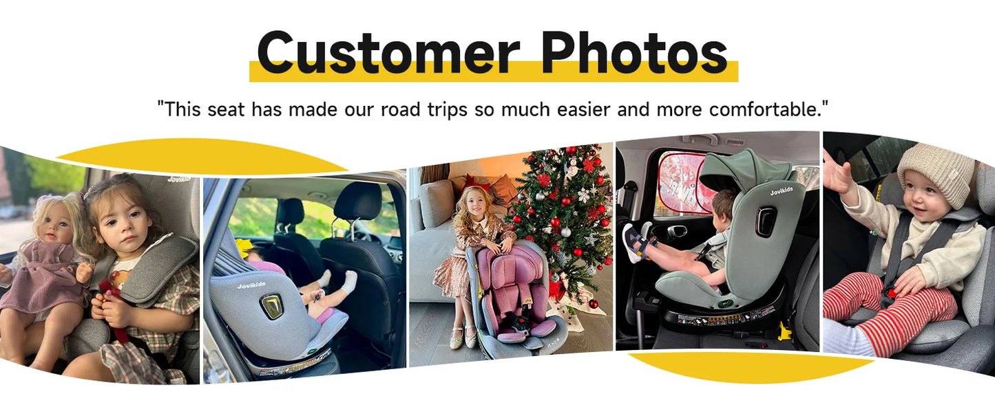 Jovikids Ranger 360° Swivel i-Size Support Leg Baby Car Seat 40-150cm