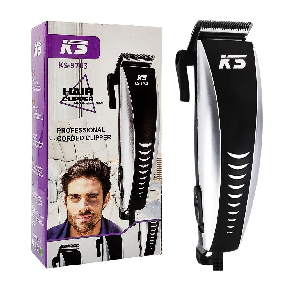 [GD] Corded shaver with 4 combs, comb, scissors and mini brush