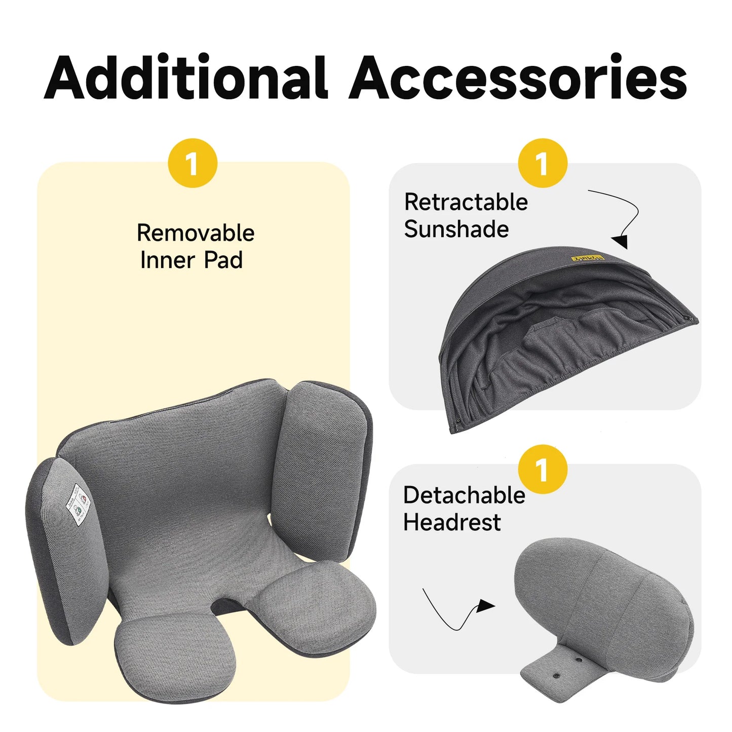 Jovikids Ranger 360° Swivel i-Size Support Leg Baby Car Seat 40-150cm
